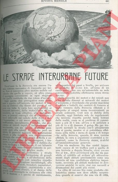 Le strade interurbane future.