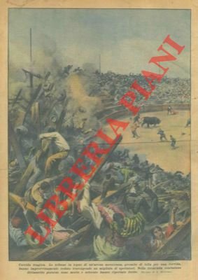 Le tribune in legno di un'arena messicana, gremite di folla …