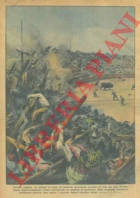 Le tribune in legno di un'arena messicana, gremite di folla …