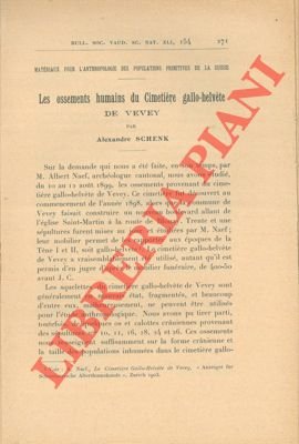 Les ossements humains du cimetière gallo-helvète de Vevey.