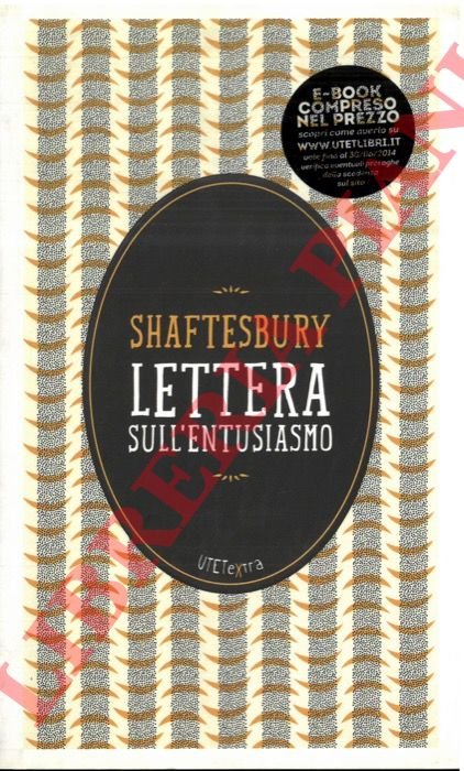Lettera sull'entusiasmo.