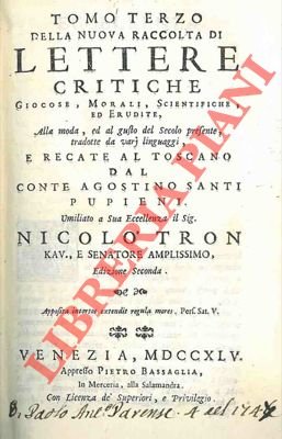 Lettere critiche, giocose, morali, e scientifiche, alla moda, ed al …