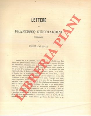 Lettere di Francesco Guicciardini | Immagine Gallery 2