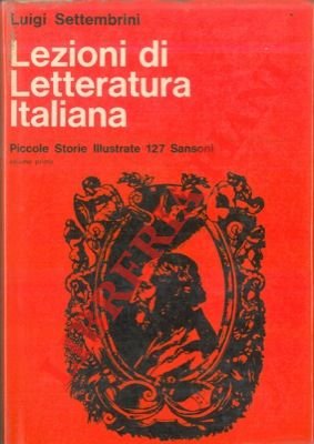 Lezioni di letteratura italiana.