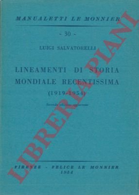 Lineamenti di storia mondiale recentissima (1919-1954). | Immagine Gallery 3