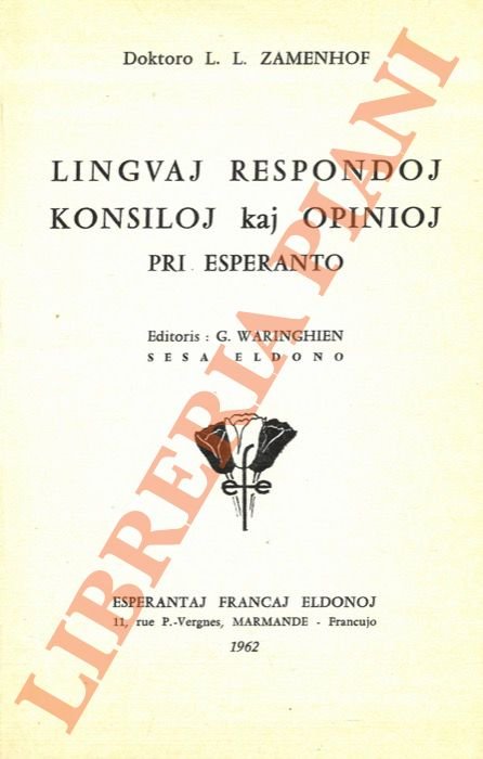 Lingvaj respondoj konsiloj kaj opinioj pri Esperanto. | Immagine principale