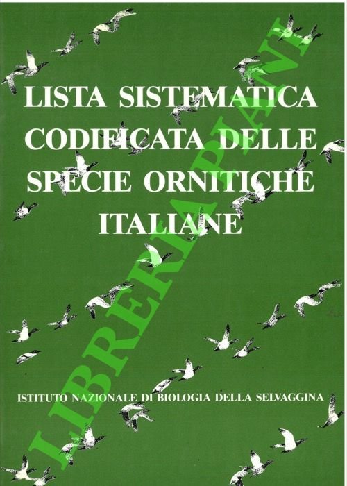 Lista sistematica codificata delle specie ornitiche italiane.