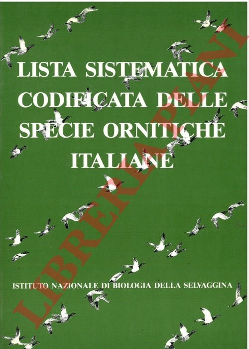 Lista sistematica codificata delle specie ornitiche italiane.
