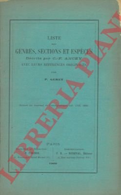 Liste des genres, sections et espèces décrits par C.-F. Ancey …