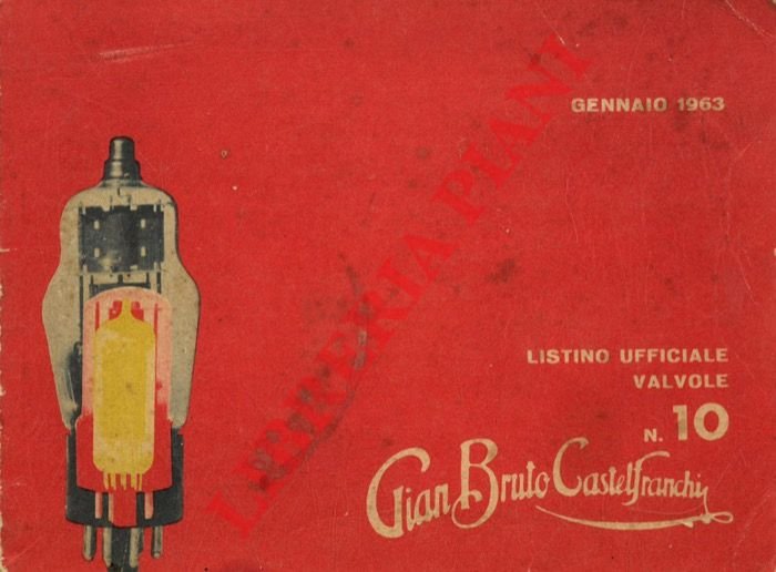 Listino ufficiale valvole n. 10.