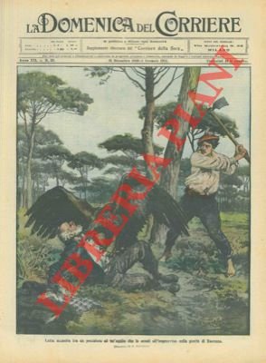 Lotta accanita tra un pescatore ed un'aquila che lo assalì …