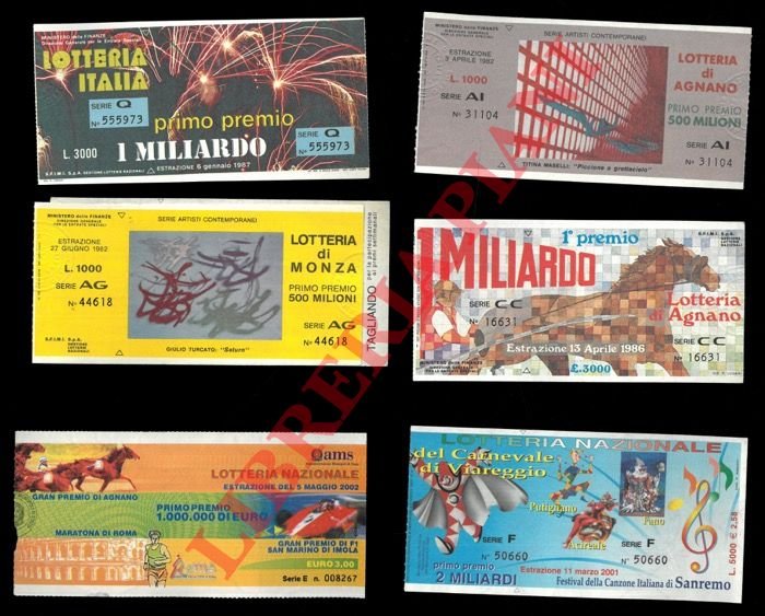 Lotteria Gran Premio di Monza 1982 (1) 1998 (1) - …