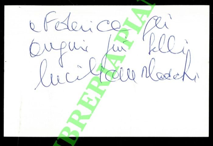 Lucilla Morlacchi.