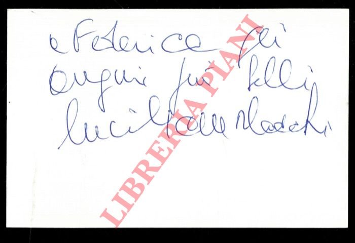 Lucilla Morlacchi.