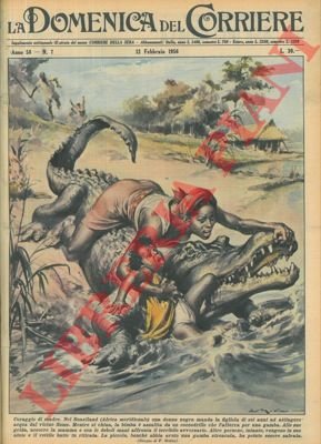 Madre salva bambina dalle fauci di un coccodrillo.