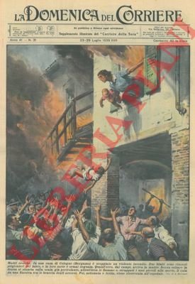 Madre salva i suoi due figli da un incendio.