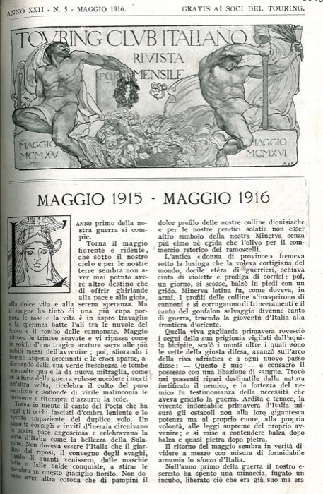 Maggio 1915 - maggio 1916.