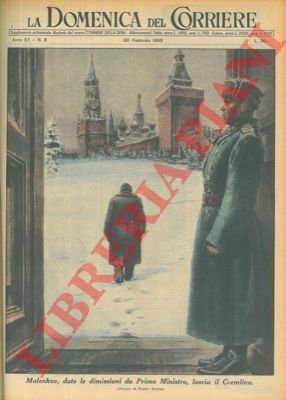 Malenkov, date le dimissioni da Primo Ministro, lascia il Cremlino.