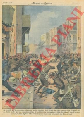 Manifestazione di solidarietà repressa dalla polizia inglese.