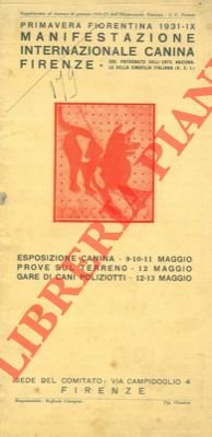 Manifestazione internazionale canina. Firenze.