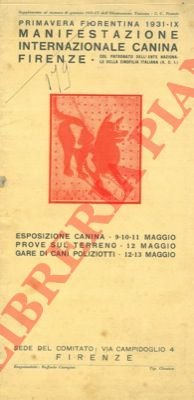 Manifestazione internazionale canina. Firenze.