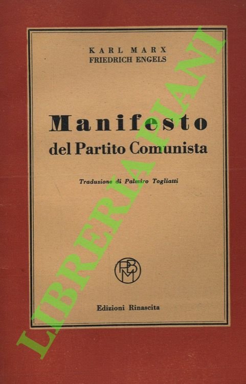 Manifesto del Partito Comunista.