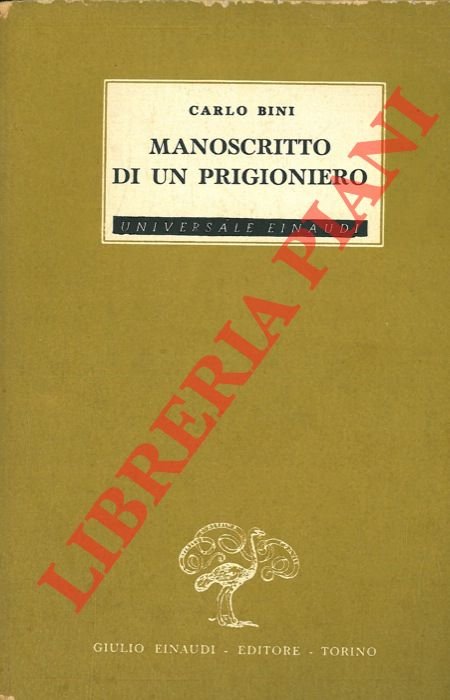 Manoscritto di un prigioniero.