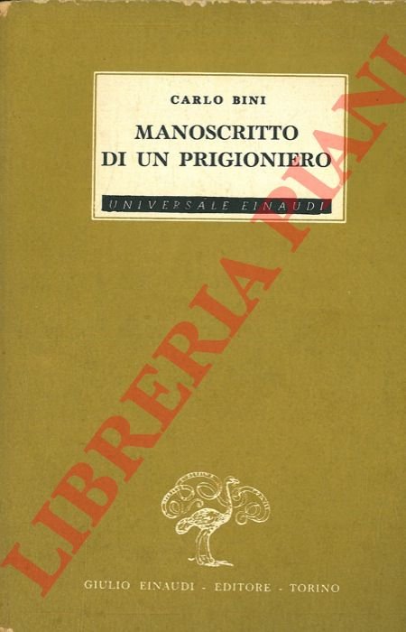 Manoscritto di un prigioniero.