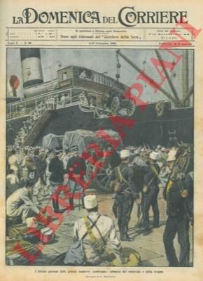 Manovre combinate: sulle navi. s'imbarcano truppe e materiali.