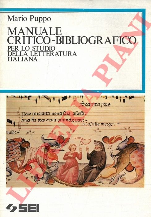 Manuale critico-bibliografico per lo studio della letteratura italiana.
