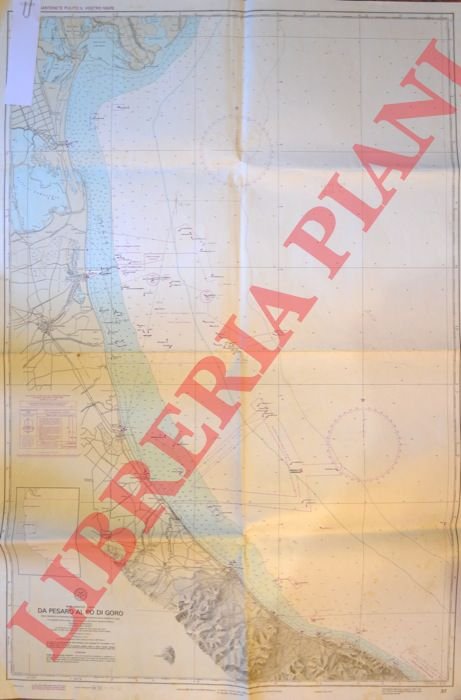 Mare Adriatico. Italia. Da Pesaro al Po di Goro.