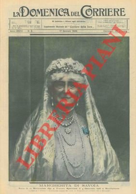 Margherita di Savoia (disegno da una fotografia del 1925).
