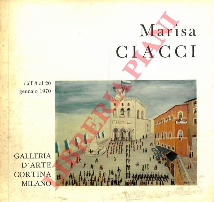 Marisa Ciacci dall'8 al 20 gennaio 1970.