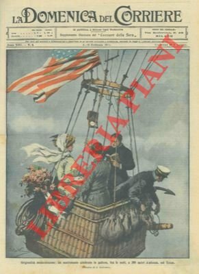 Matrimonio celebrato su un pallone aerostatico.