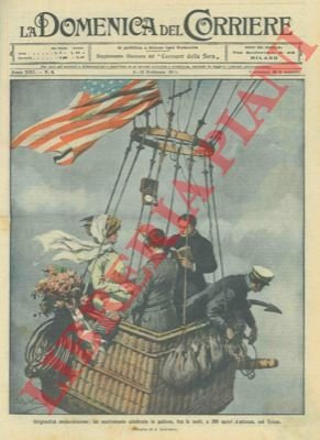 Matrimonio celebrato su un pallone aerostatico.