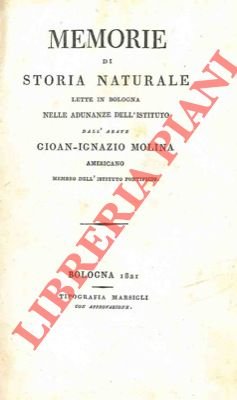 Memorie di storia naturale.
