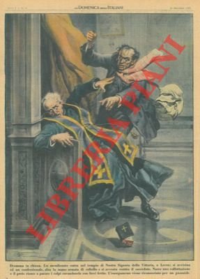 Mendicante entra nel tempio di Nostra Signora della Vittoria, a …