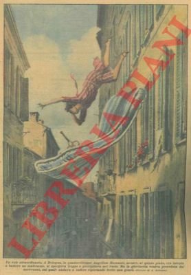 Mentre al quinto piano era intenta a battere un materasso …