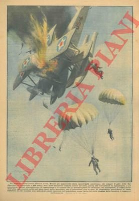 Mentre gli apparecchi della squadriglia americana che compie il giro …