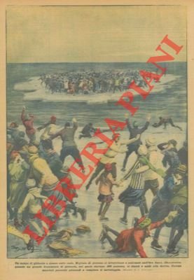 Mentre migliaia di persone pattinavano nell'Ore Sund (Danimarca), un grande …