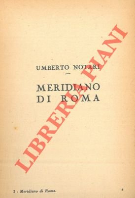 Meridiano di Roma. Saggio di economia pubblica. | Immagine Gallery 2