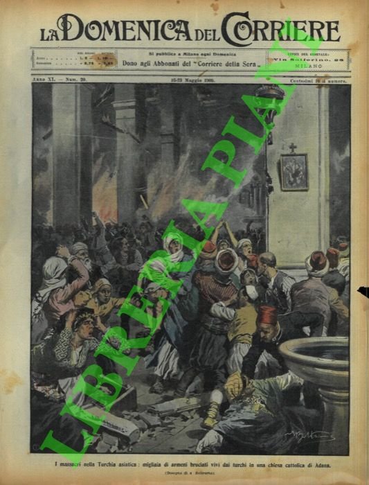 Migliaia di armeni bruciati vivi dai turchi in una chiesa …