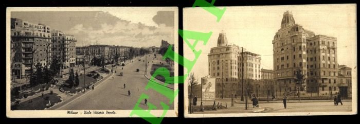 Milano. Viale Vittorio Veneto - Giardini Pubblici e Villa Reale …