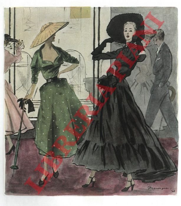 Modelli di alta moda, a colori.