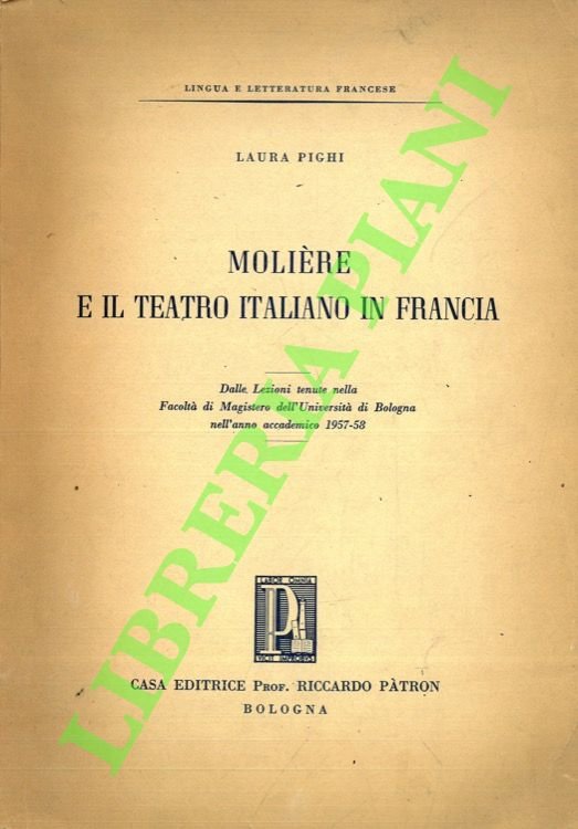 Molière e il teatro italiano in Francia.