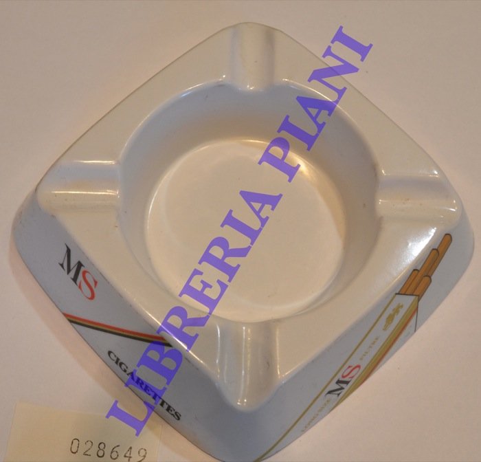 MS cigarettes. Portacenere pubblicitario
