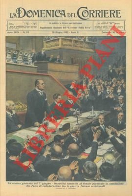 Mussolini annuncia al Senato plaudente la conclusione del Patto di …
