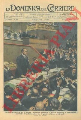 Mussolini annuncia al Senato plaudente la conclusione del Patto di …
