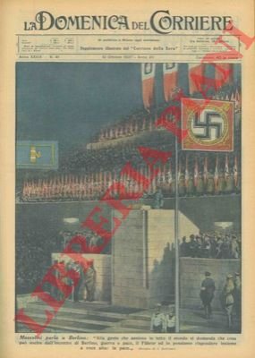 Mussolini parla a Berlino.