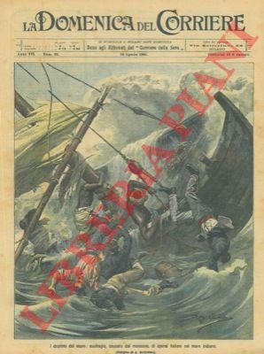 Naufragio, causato dal monsone, di operai italiani nel mare Indiano.